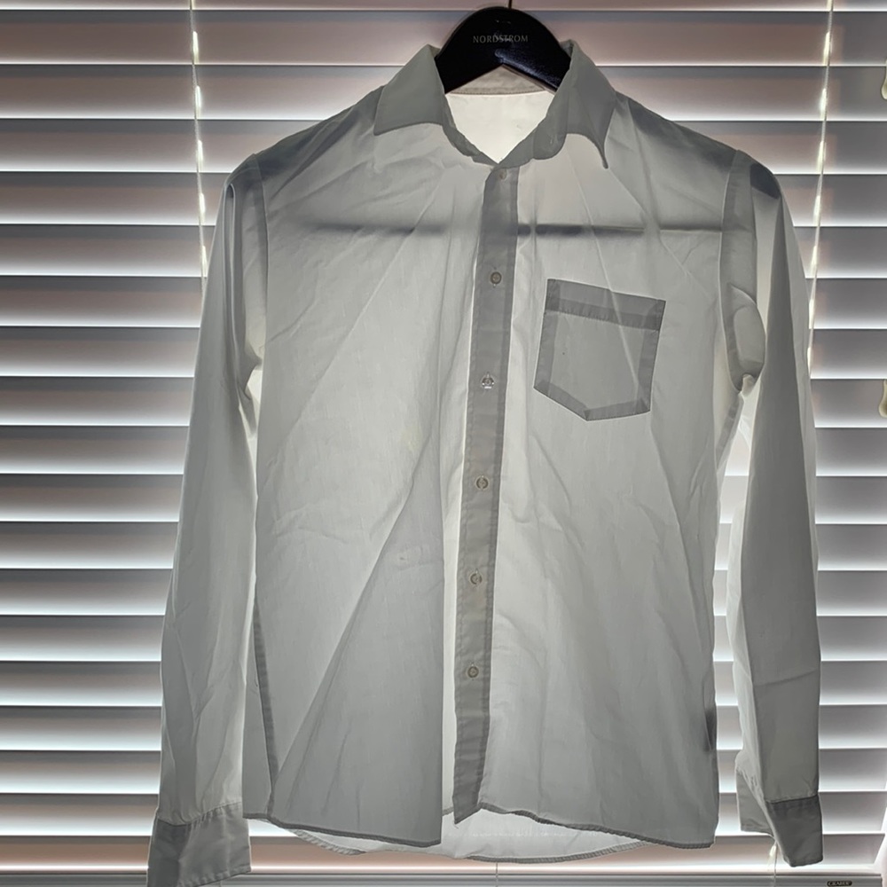Boys white dress shirt